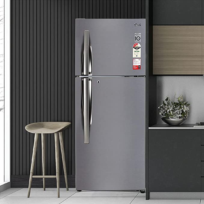 LG 242 L 3 Star Smart Inverter Frost-Free Double Door Refrigerator (GL-I292RPZX, Shiny Steel, Door Cooling+, Gross Volume- 260 L) LG 242 L 3 Star Smart Inverter Frost-Free Double Door Refrigerator (GL-I292RPZX, Shiny Steel, Door Cooling+, Gross Volume- 260 L)